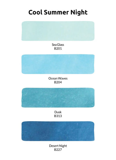 Alcohol Markers Artist Markers Cool Summer Night Set